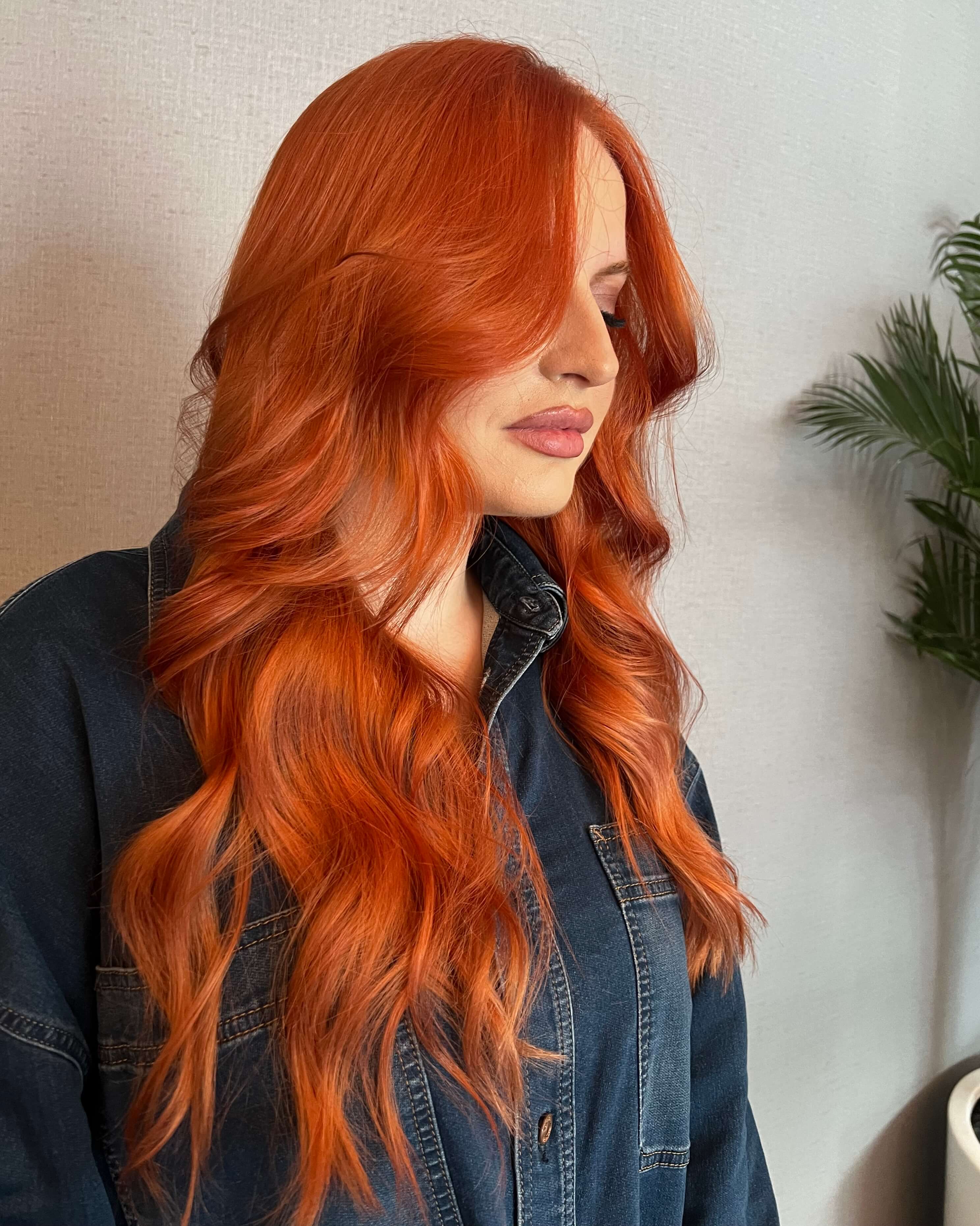 Copper red hair at Ivy Dubai