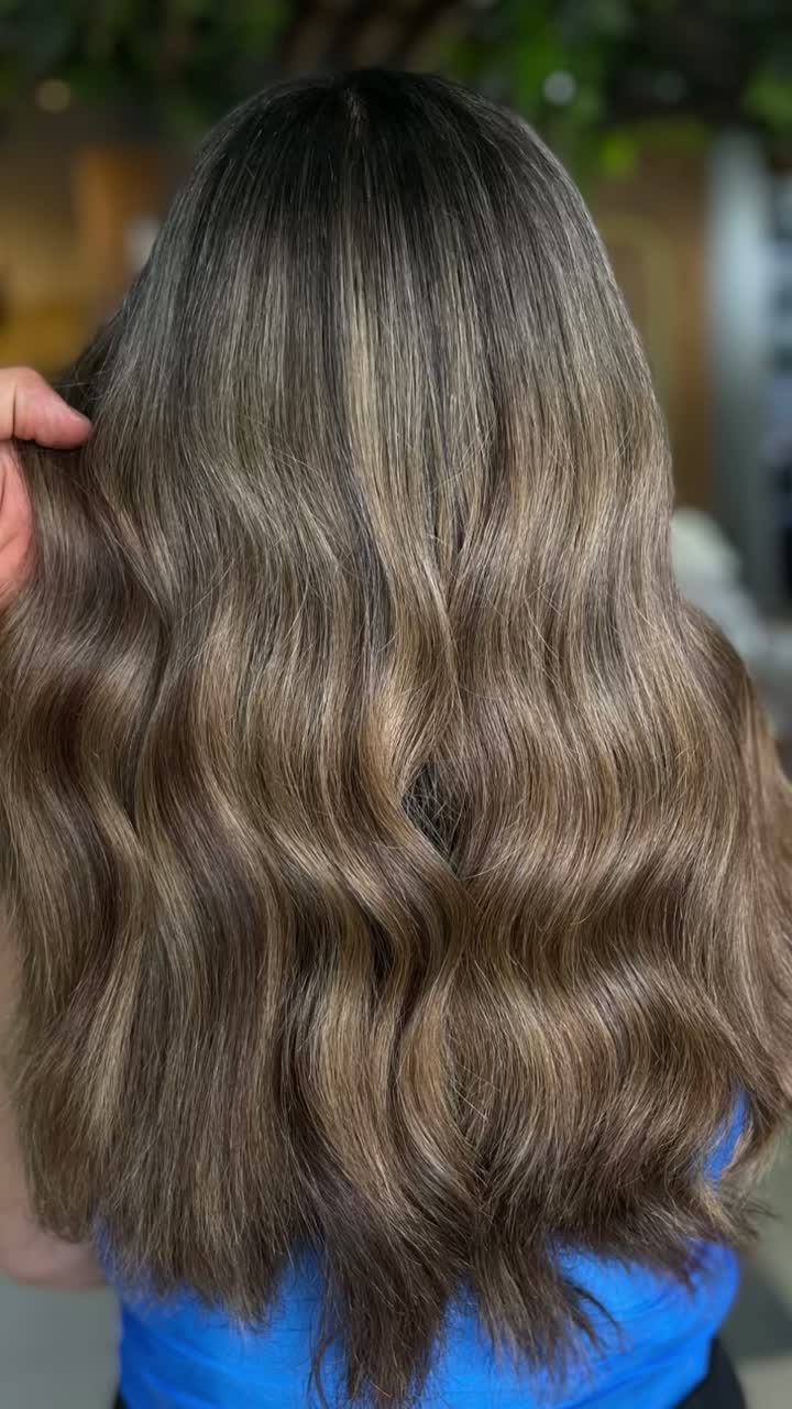 Hair colour correction result at Ivy Dubai
