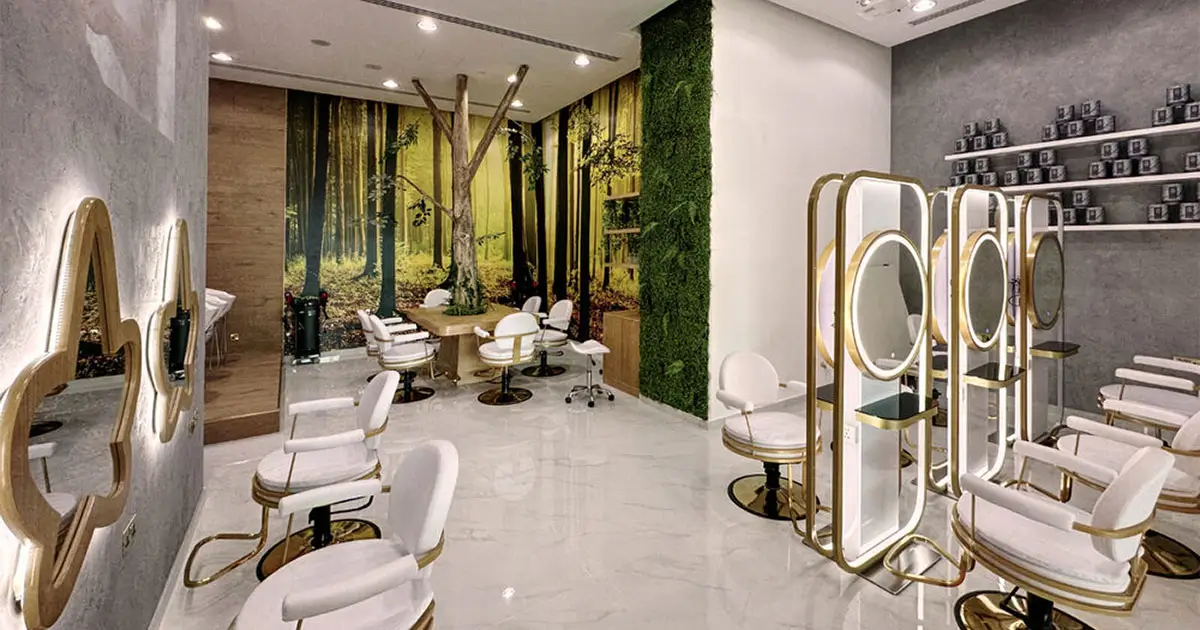 Ivy Beauty & Bubbles hair salon at Marquise Square Tower in Business Bay Dubai